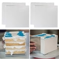 thumbnail image 3 of Koszal 2 Pcs Disque à Gâteau Support Stable Réutilisable Planches à Gâteau en Acrylique Outils de Cuisson, 3 of 7