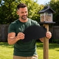 thumbnail image 4 of Squirrel Baffle for Bird Feeder Pole 18 Inch Metal Squirrel Guard for Hanging Bird Feeders for Outdoors Squirrel for Bird Feeders for Outside Bird Feeder Protection, 1 Pack, 4 of 6