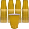 thumbnail image 3 of Hanna K. Signature Plastic Cups Gold 18 oz, 3 of 3