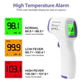thumbnail image 4 of Forehead Digital Thermometer, Temperature Memory, Fast and Accurate Reading with Backlight LCD Screen, The Non-Contact Infrared Thermometer for  Adults and Kids,Baby Thermometer for Fever, 4 of 7