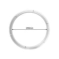 thumbnail image 3 of Mosiee Aluminum Alloy Dining Table Turntable Base Round Table Glass Turntable Base, 3 of 7