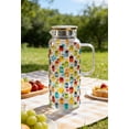 thumbnail image 4 of Large Capacity Borosilicate Glass Water Pitcher with Lid, Multi-Purpose Cold Brew Iced Tea & Juice Dispenser for Fridge Home, 4 of 6