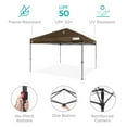 thumbnail image 4 of Best Choice Products 12x12ft Easy Setup Pop Up Canopy w/ 1-Button Setup, Wheeled Case, 4 Weight Bags - Brown, 4 of 8
