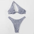 thumbnail image 3 of Cameland Ladies' Sexy Printed Split Shoulder Steel Support Bikini Two-piece Swimsuit Set, 3 of 6