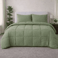 thumbnail image 1 of ALVANA Set de Edredón 3 Piezas Acolchado Extra Grande Hipoalergénico Relleno Suave de Microfibra Down Alternative Ideal para Todo el Año Uso como Edredón o para Funda Duvet, 1 of 6