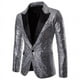 thumbnail image 1 of Traje de lentejuelas doradas de alto rendimiento, traje de talla grande, traje de presentador de discoteca para hombre, abrigo de estudio MC, 1 of 6