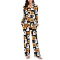 thumbnail image 3 of qelini Halloween Lounge Sets Women Plus Size Long Sleeve Top & Pants 2 Piece Loungewear with Pockets [citation:7][citation:11] Ptint Loungewear, 3 of 4