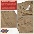 thumbnail image 4 of Dickies Womens Cargo Pants - Cotton Twill High Rise Casual Jogger Work Pants with Pockets & Elastic Bottom, 4 of 7