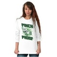 thumbnail image 4 of PACMAN Saint Paddys Pinch Proof Long Sleeve TShirt Men Women Brisco Brands X, 4 of 6