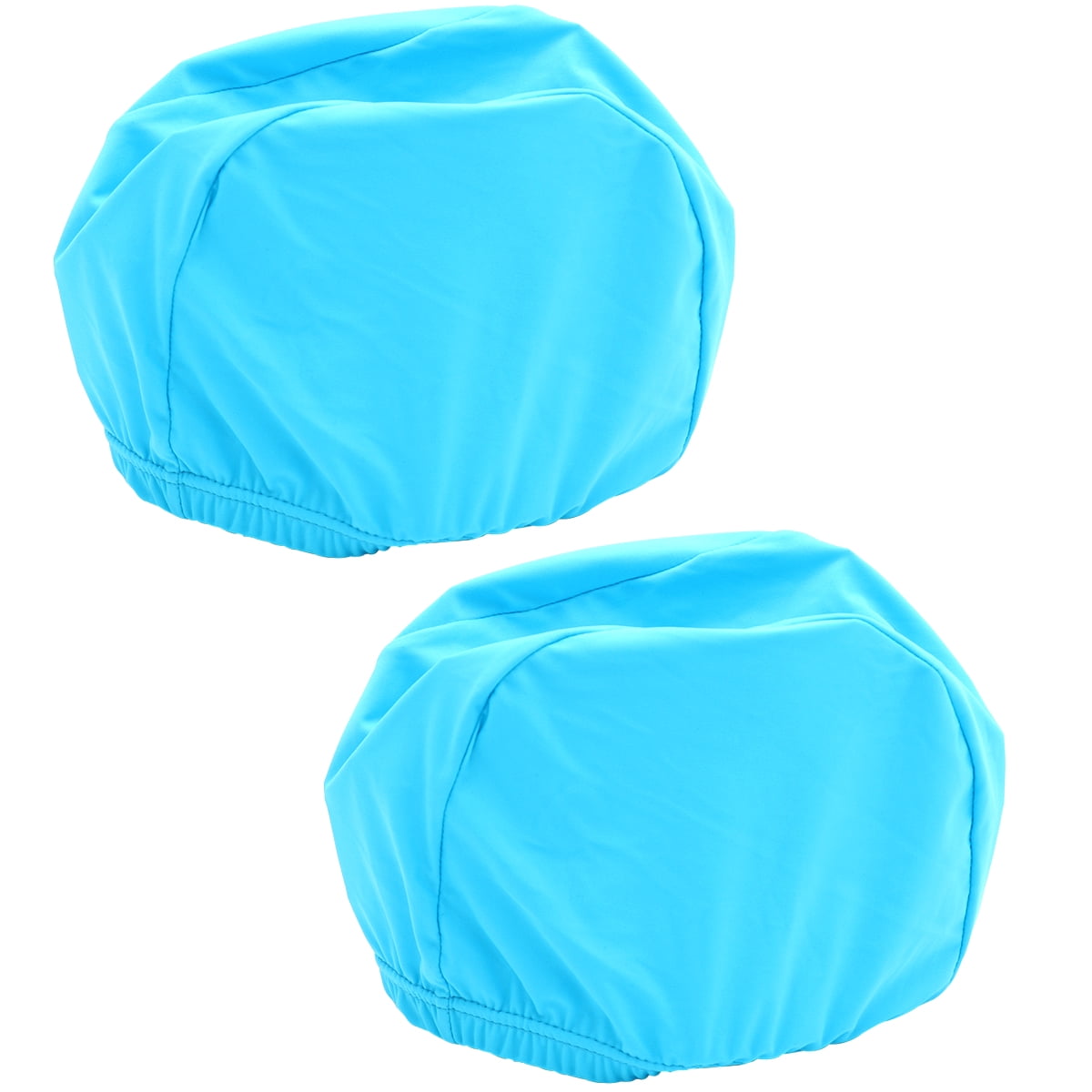 NICEXMAS 2pcs Stretchable Polyester Swim Comfortable Fit Swimming Caps
