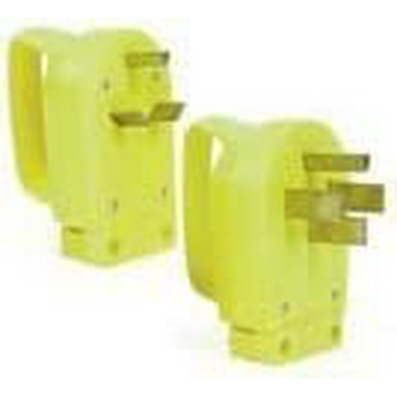 Camco Replacement Receptacle 30 Amp Female Plug-In - Yellow