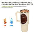 thumbnail image 4 of Termo para Agua y Café de Viaje para Agua y Café HIKEO Acero Inoxidable de Doble Pared 1.2 L, 4 of 8