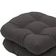 thumbnail image 4 of Cojín capitoné para asiento de silla, cojines de silla para muebles de patio, cojín de tatami para el , para para hogar, patio, 19 "x 19 Gris oscuro, 4 of 4