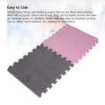 thumbnail image 4 of 10pcs Soft Plush, Thickened Interlocking Puzzle Area Rugs, Cuttable Foam Carpet Tiles for Living Room, Bedroom, 4 of 7