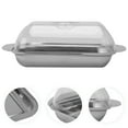 thumbnail image 5 of GETAJGHSD Dish for Butter and Cheese Featuring a Round Lid Simple Appearance 1Pcs, 5 of 6