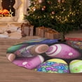 thumbnail image 6 of Sikiie Easter Eggs1 30-48 inches {designName} Print Christmas Tree Skirt Snowman Xmas Tree Skirt with Edge Christmas Decorations for Holiday Party36", 6 of 7