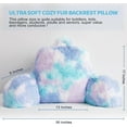 thumbnail image 2 of Fur Backrest Pillow with Arms, 30x17x17 Inch, Premium Filling, Great Back Support Reading Pillow for Kids, Teens & Students, Well Made Bed Pillows for Sitting Up in Bed, Nice Gift, 2 of 17