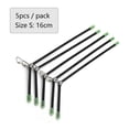 thumbnail image 1 of 5 Pcs Mangeoire à Carpe Fusée Bombe à Granulés Courbée Anti-Enchevêtrement avec Roulement pour Cage d'Alimentation Carpe Rig 16cm, 1 of 6
