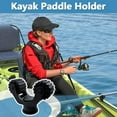 thumbnail image 1 of Kayak Paddle Holder Track Mount for Kayak Paddles Fishing Accessories Easy Installation Fits Standard Shafts Secure & Quiet Storage, 1 of 5