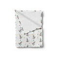 thumbnail image 2 of Vintage Nautical Tattoo Soft Flannel Fleece Throw Blanket, Repetitive Pattern of Polygonal Colorful Anchor , Cozy Plush for Indoor and Outdoor Use, 50" x 70", Multicolor, by Ambesonne, 2 of 5