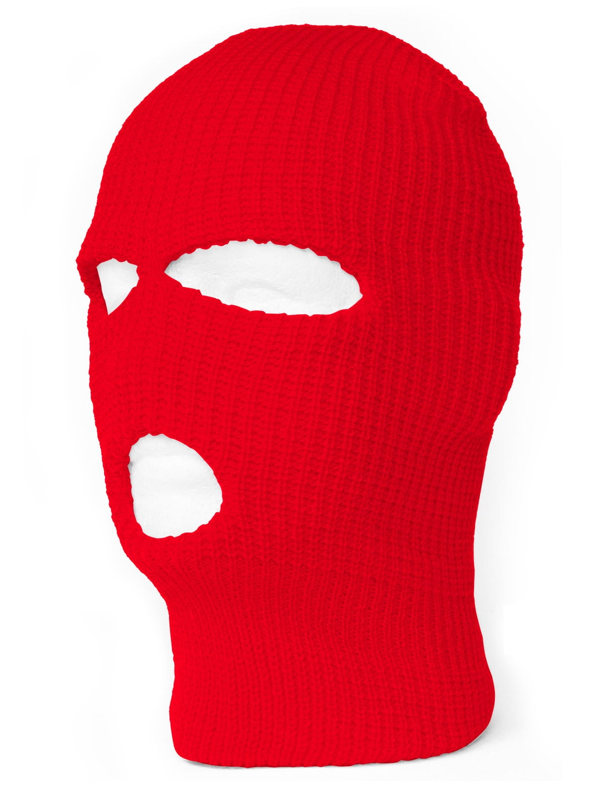 Download Face Ski Mask 3 Hole (More Colors), Red - Walmart.com ...