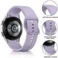thumbnail image 2 of XIHAMA Galaxy Watch 7/6/5/4 Band 40mm 44mm, for Galaxy Watch FE Band, Soft Silicone Sport Strap Galaxy 6/4 Classic Bands 47mm 46mm 42mm 43mm/Galaxy Watch 5 Pro 45mm, No Gap Bracelet Wristbands, 2 of 6
