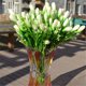 thumbnail image 4 of Toystoory Ramo de rosas artificiales decoración floral flor de seda falsa fiesta Gardenland Flores artificiales blanco, 4 of 6