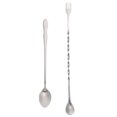 thumbnail image 1 of 2Pcs Cocktail Stirring Sticks Stainless Steel Stirring Spoons Long Handle Spoons Cocktail Swizzle Sticks, 1 of 7