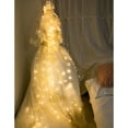thumbnail image 2 of Waterfall String Lights Star Decorative Lights Twinkle Fairy Lights with Remote Control, 2 of 7
