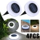 thumbnail image 2 of Muyoka piezas de luz solar de tierra con 8 LEDs Luz de disco solar al aire libre Encendido / apagado automático Lámpara enterrada solar IP65 Luz de cubierta solar impermeable para patio Escaleras Jard Muyoka Hogar, 2 of 7