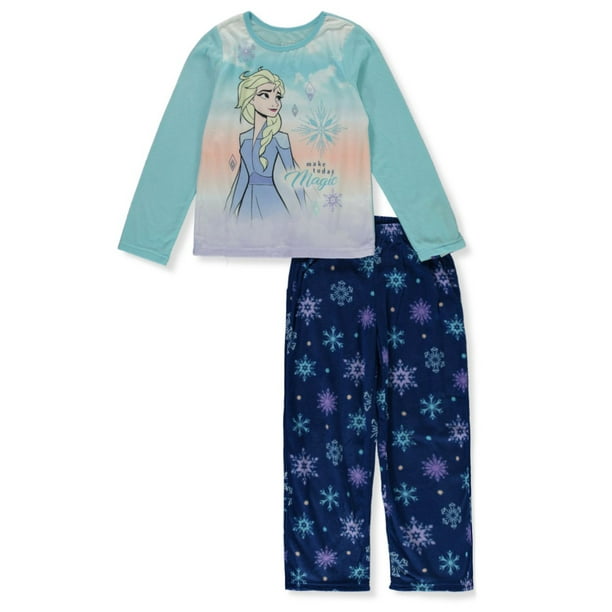 Disney Frozen Girls' 2Piece Pajamas Set blue/multi, 4 5 (Little Girls)