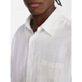 thumbnail image 5 of No Boundaries Boxy Fit Ripstop Shirt with Short Sleeves, Men's XS-5XL, 5 of 6