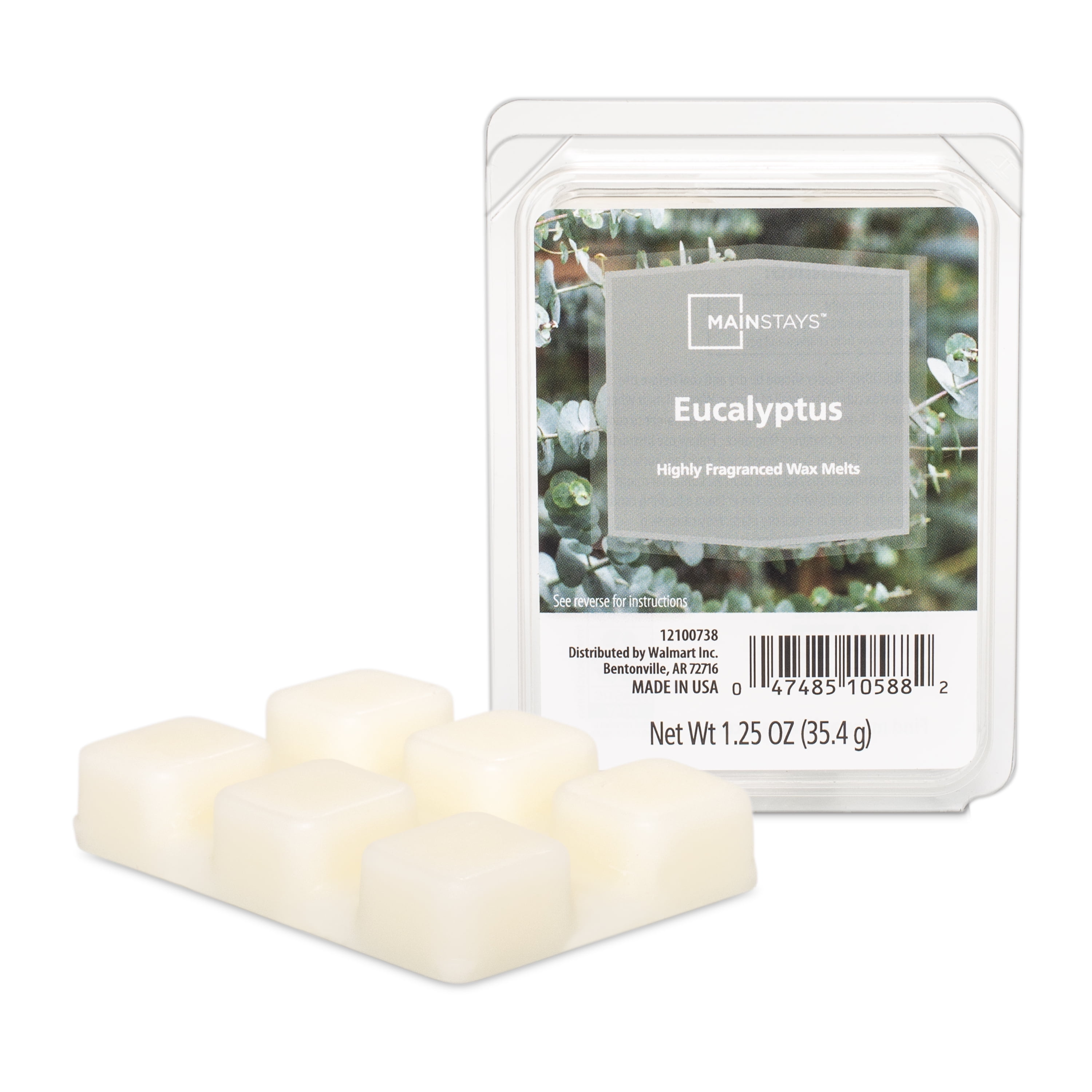 Mainstays Eucalyptus Scented Wax Melt, 1.25 oz