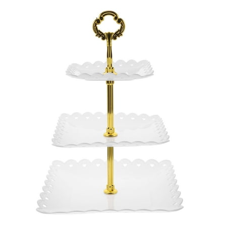 

Cupcake Stand Holder Dessert Stand Cake Stand 3-Tiered Serving Stand Display Stand