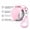 Cherry Blossom Powder, variant on Portable Stainless Steel Pet Water Bottle, Foldable Dog Travel Water Dispenser Bowl for Dogs & Cats, Outdoor Walking Hydration Cup for Pets(blue)