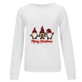 thumbnail image 4 of Qiopertar Liquidation Livraison Gratuite Femmes Noël Automne Col Rond Manches Longues Hauts Blouse Imprimée Régulière Sweashirts Offres de la Semaine Moins de 5$, 4 of 6