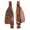 Light Brown, variant on Horse Western Adult Floral Tooled Brown Leather Replacement Saddle Fenders 5230LB