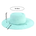 thumbnail image 5 of Womens Sun Hat Wide Brim Fringe For Summer Sun Visor Cap, 5 of 5