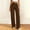 Brown, variant on Women’s High Waist Pleated Wide Leg Trousers, Flattering High Rise Slimming Pants for mixed daily wear Pink S