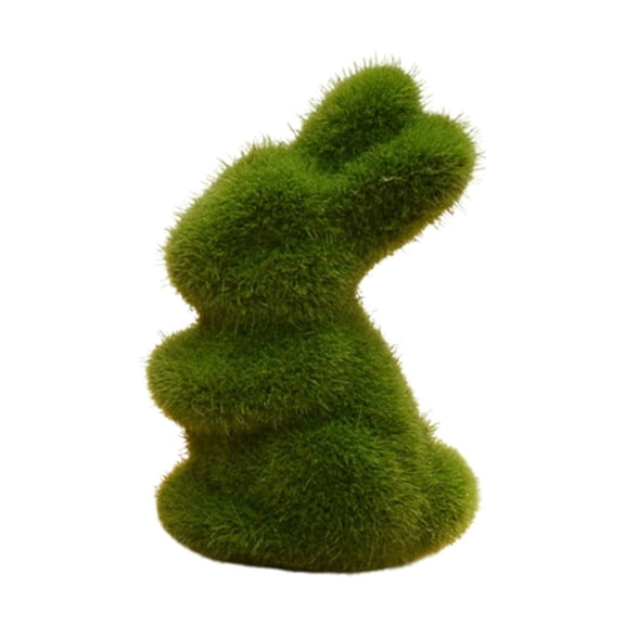 WUJGXI Bunny Figurine Easter Home Cute Desktop Tabletop Ornament For Living Room Decoration