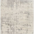 thumbnail image 2 of Hauteloom Apison Living Room, Bedroom Area Rug - Contemporary - Silver Gray, Gray, Ivory - 6'7" Square, 2 of 17