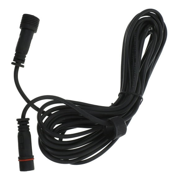 Cable alargador para lámpara solar de exterior, resistente al agua, de doble núcleo, de 5 m, para iluminación de jardines y paisajes.