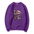thumbnail image 4 of HUITKMM Winter Sweaters Women’S Football Print Oversized Hoodie – Relaxed Crew Neck Sweatshirt 4095 XL, 4 of 4