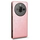 thumbnail image 3 of For ZTE nubia Focus Pro Case with Card Slot Magnetic Vertical Flip Leather Phone Cover - Orange, 3 of 5