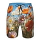 thumbnail image 3 of Fotbe Vibrant Field Of Blossoms Trajes de Baño Estampados para Hombre, Shorts de Verano de Secado Rápido, Ropa de Playa, Bañadores-XX-Large, 3 of 6