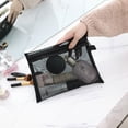 thumbnail image 2 of Neceser pequeño de malla para Mujer, bolsa de maquillaje con cremallera, organizador de pintalabios, Neceser de aseo LIUWENJING unisex, 2 of 2
