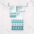 thumbnail image 4 of GZHJMY Bath Towel Sets for Bathroom Hand Towels Fingertip Towels Mandala Aqua 3 Piece Decorative Soft Cotton Absorbent, 4 of 6