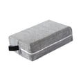 thumbnail image 4 of 2x Block Cloth Cover Meditación Estiramiento Sentadillas Antideslizante Brick Cover Gris, 4 of 8