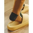 thumbnail image 4 of Sandales à Enfiler Confort Nuage avec Coussin de Récupération en Plumes pour Femmes (Jaune, 38-39), 4 of 5
