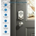thumbnail image 6 of Veise Keyless Entry Door Lock with Handle, Electronic Keypad Deadbolt, Auto Lock, Satin Nickel, 6 of 8